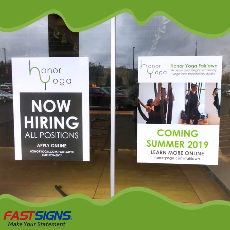 Now Hiring Signs